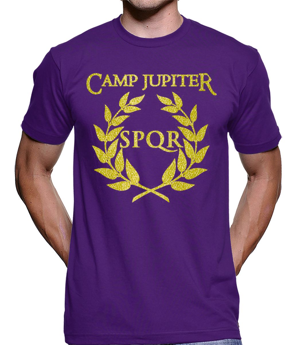 Camiseta Masculina Roxa Percy Jackson Logo Camp Jupter - Loja Kaluma │  Camisetas Nerds, Geeks e Cultura Pop