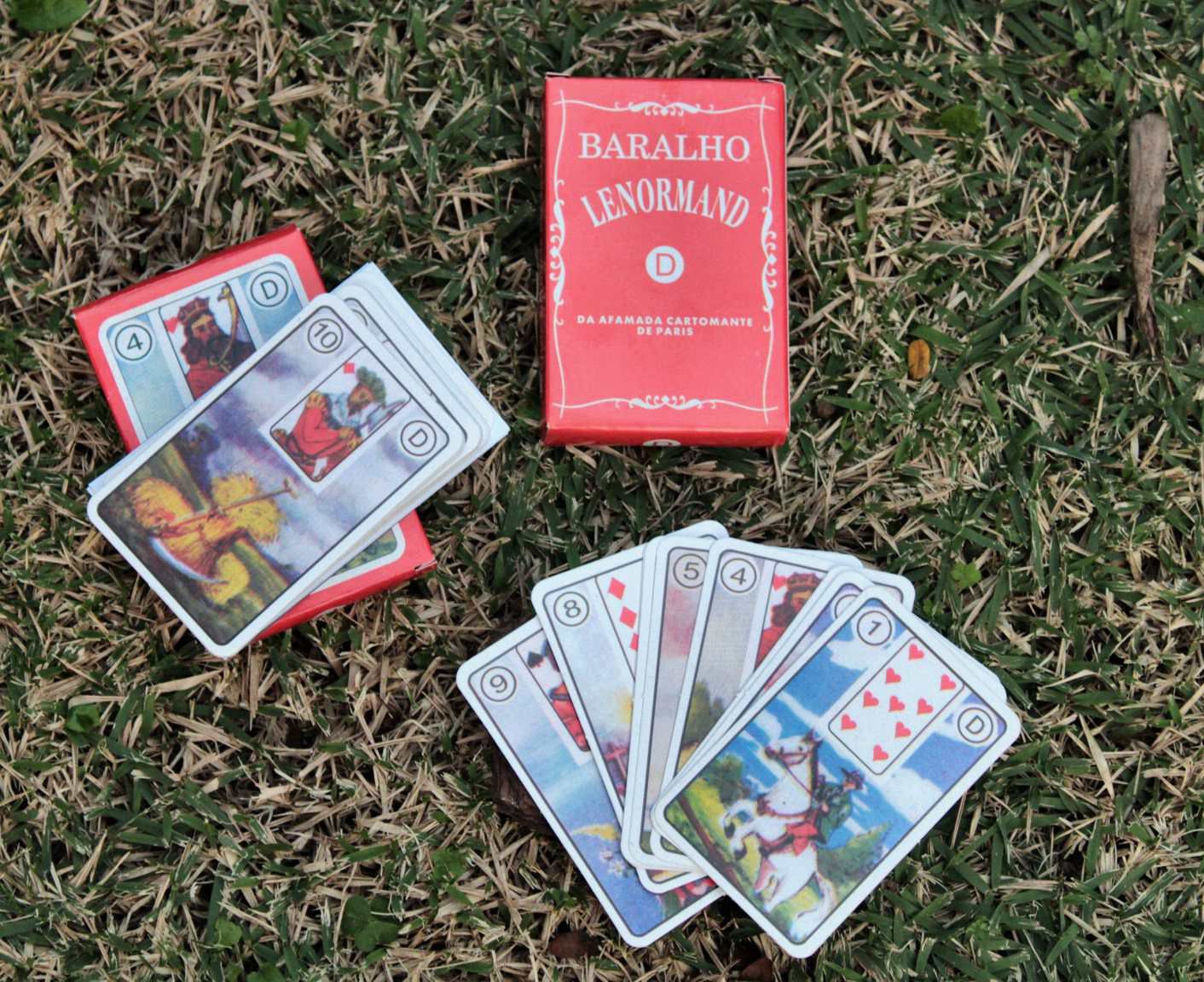 Baralho Tarô Cigano Baralho do Cigano Lenormand 36 cartas em