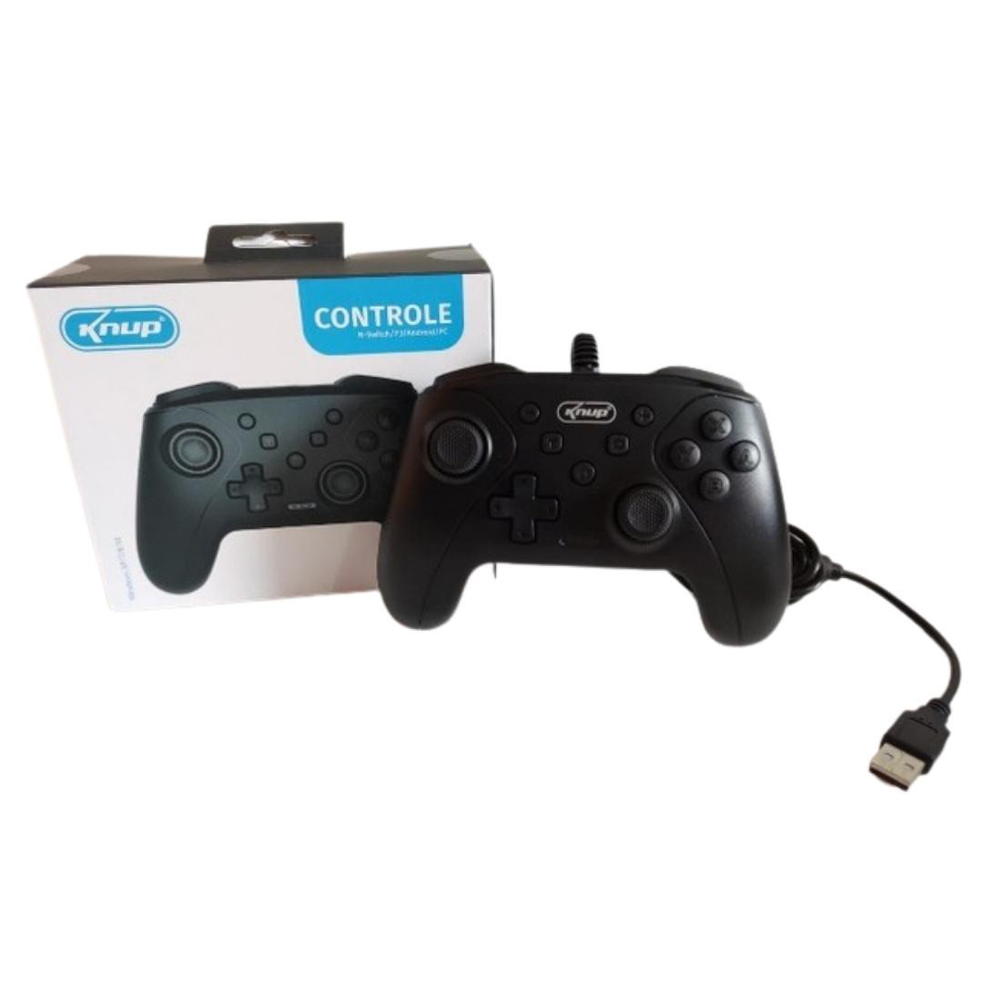 Controle Joystick Para Jogos Video Game Ps3 Pc Android Knup Kp Cn700