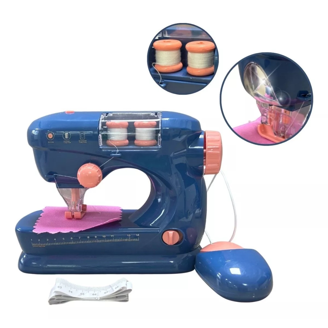 Mini Atelie Maquina de Costura Brinquedo Infantil Importway BW035 Azul -  Sua compra rápida e segura 24 horas na internet !