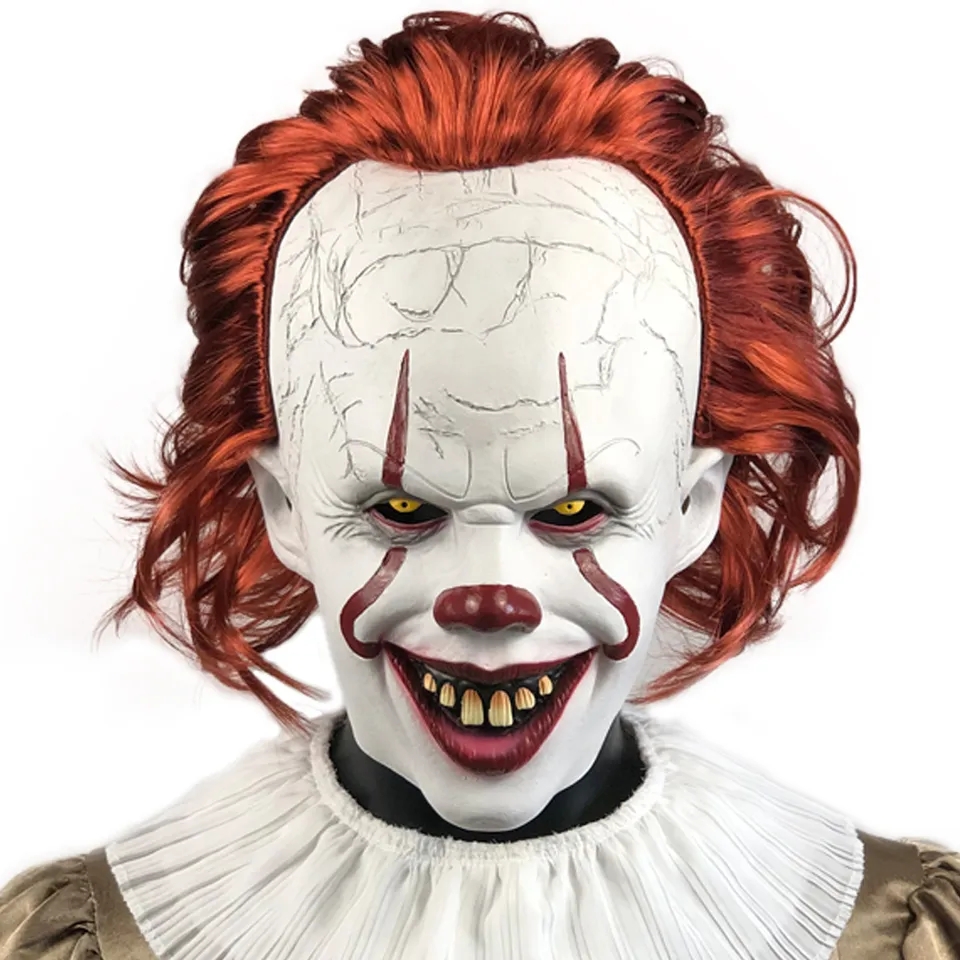 COSPLAY IT A COISA PENNYWISE MASCULINO HALLOWEEN ADULTO PREMIUM