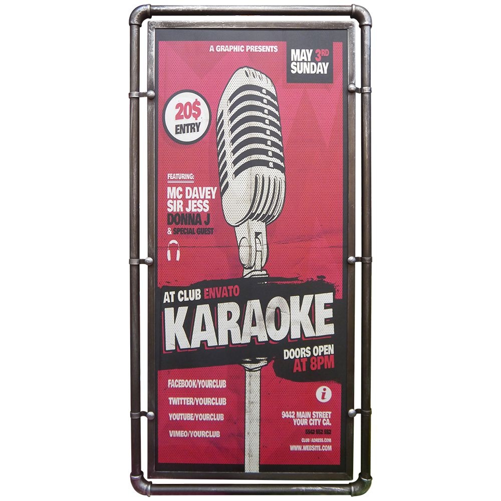 Quadro Karaoke - Loja de Artigos para Decoração - Kasa Ideia