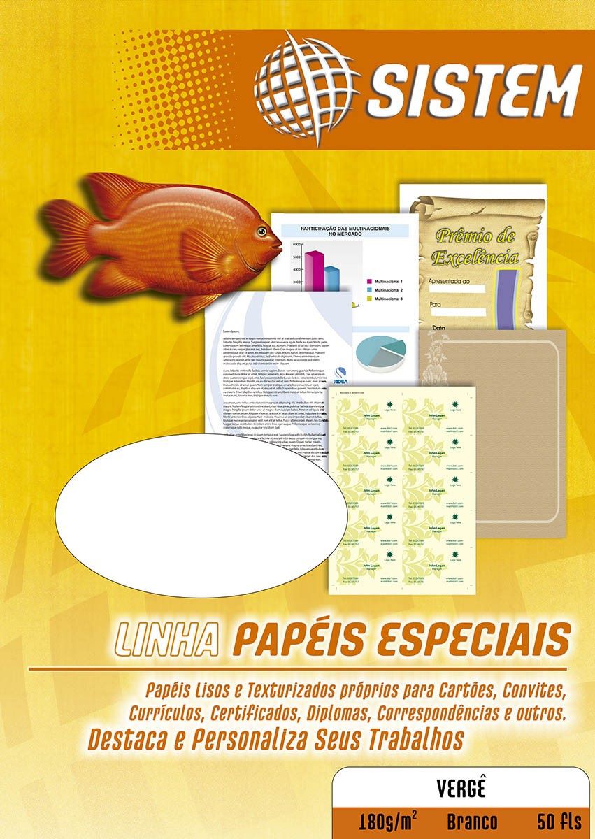 Papel VergÊ A4 180 Gm² Branco C50 Fls Sistem Papelaria Zap Ltda Muito Mais Que Uma Papelaria 3566