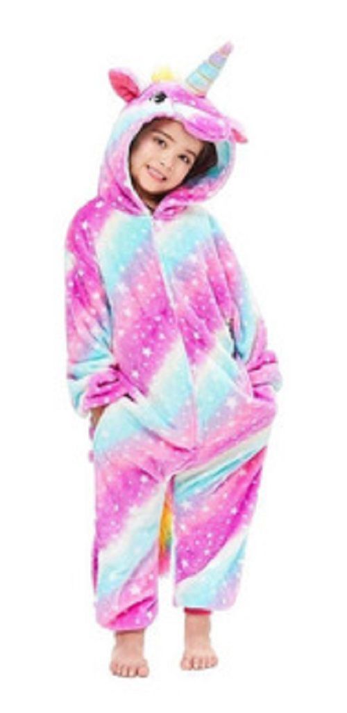 Pijama de Unicornio quentinho que protege do frio Rey Shop Os melhores pijama de unicornio cauda de sereia