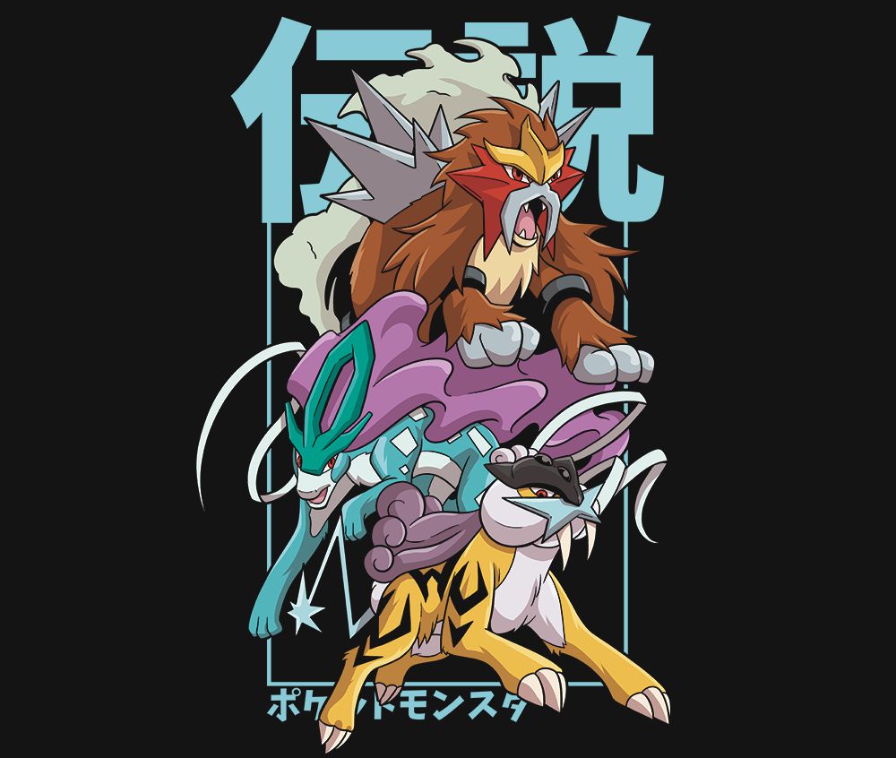Enjoystick Pokémons Lendários - São Enjoysticks !!! Camisetas de Games,  HQS's, Nostalgia, Tokusatsu, Cinema e Séries, Animes e Mangás