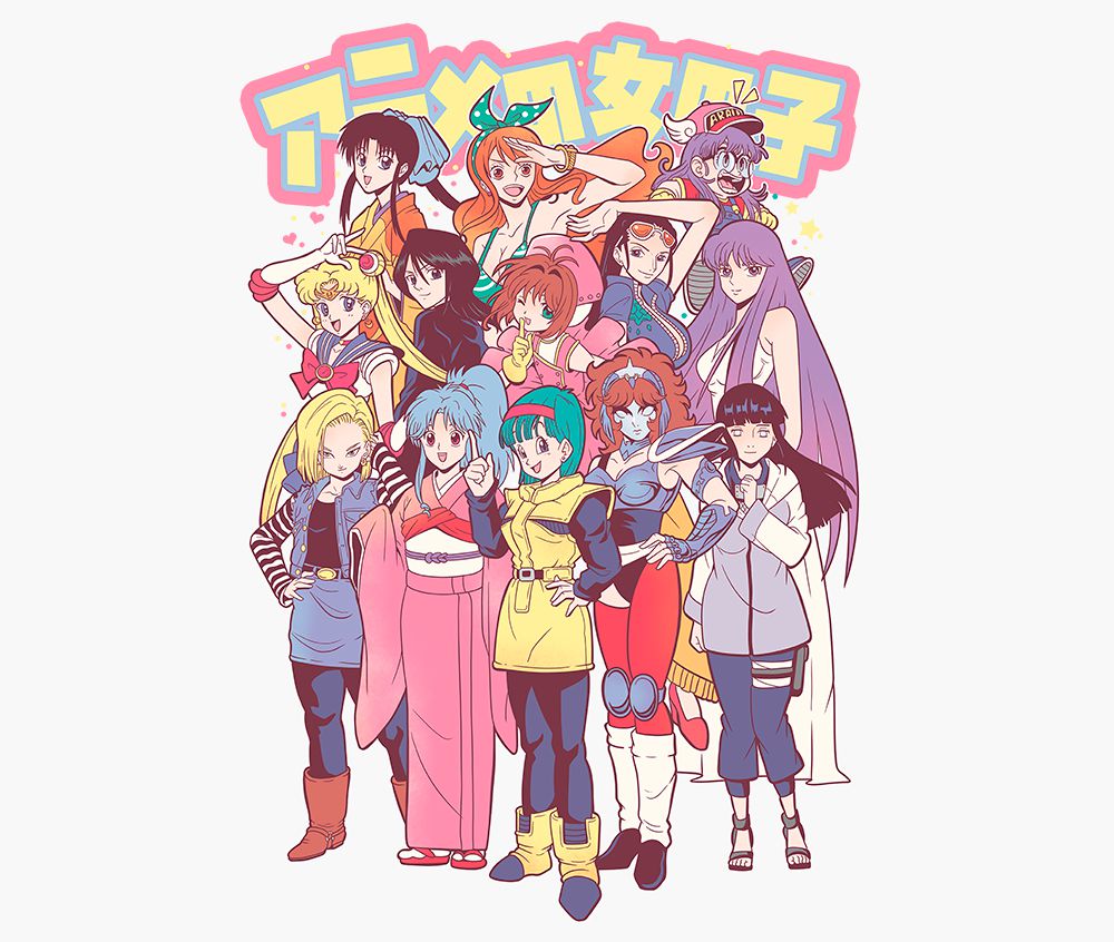 Camiseta de Animes - São Enjoysticks !!! Camisetas de Games, HQS's,  Nostalgia, Tokusatsu, Cinema e Séries, Animes e Mangás