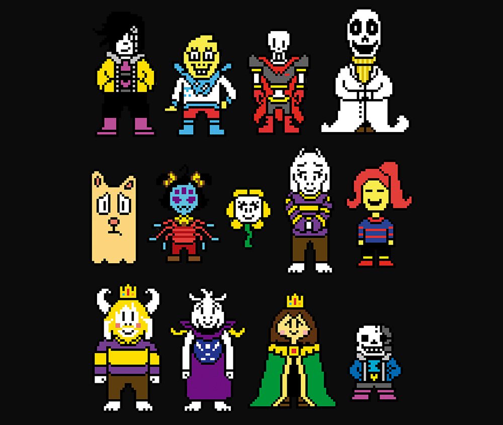 Undertale Main Characters!!!