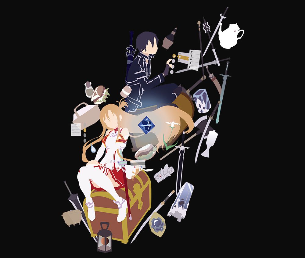 Camiseta Anime Sword Art Online - Estampa Total