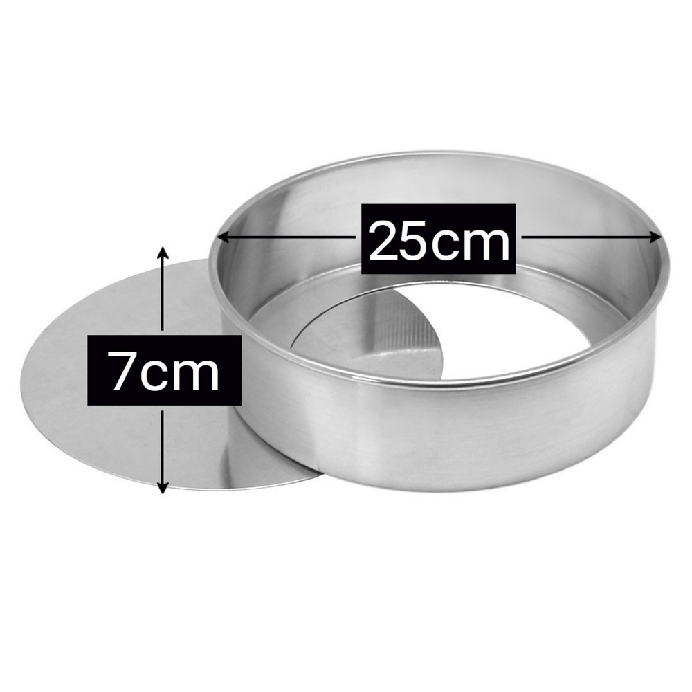 Forma de Bolo Redonda Reta Fundo Falso - 25X7cm - Docerrano ...