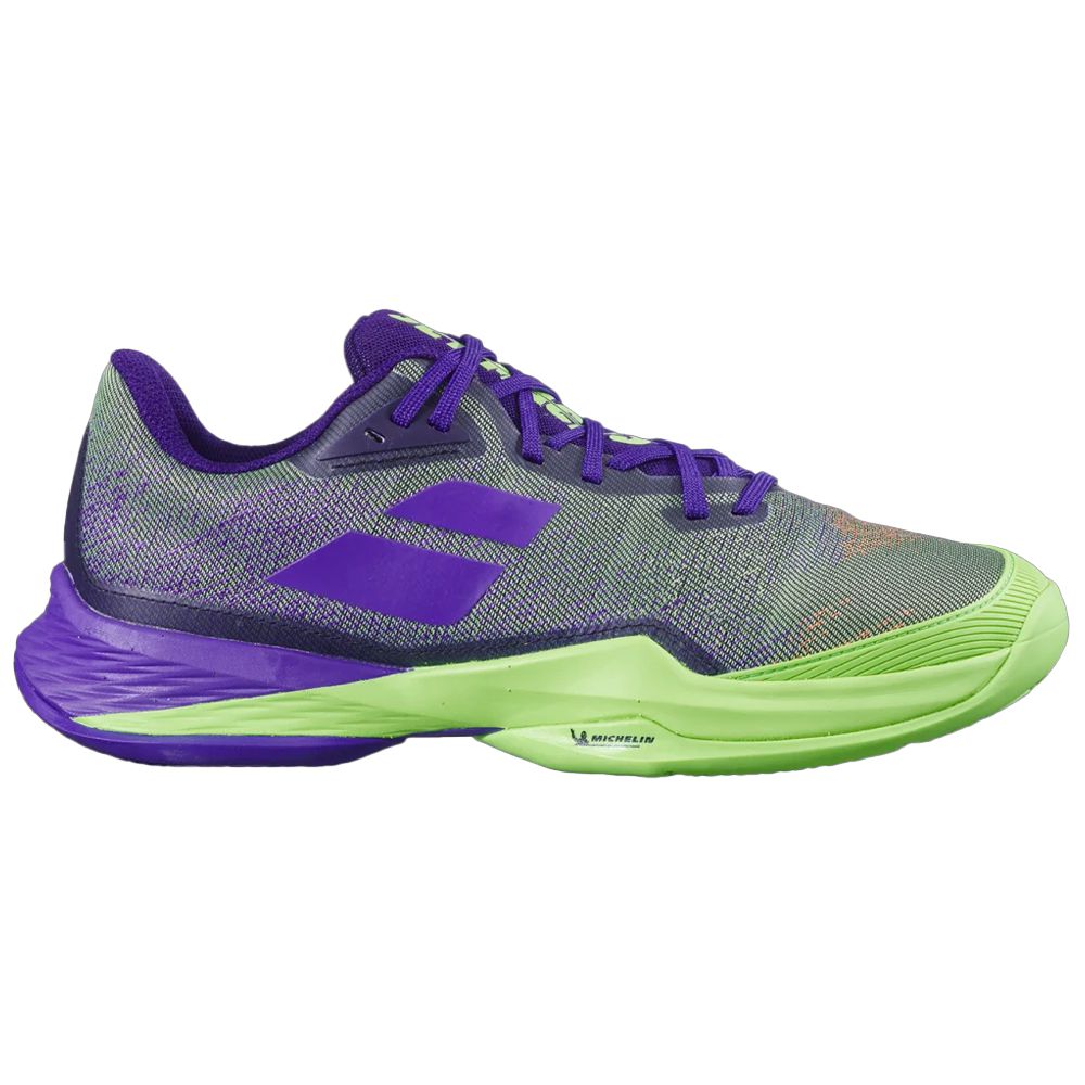 Tenis Babolat Jet Match 3 Clay Court Roxo e Verde FIRST DOWN