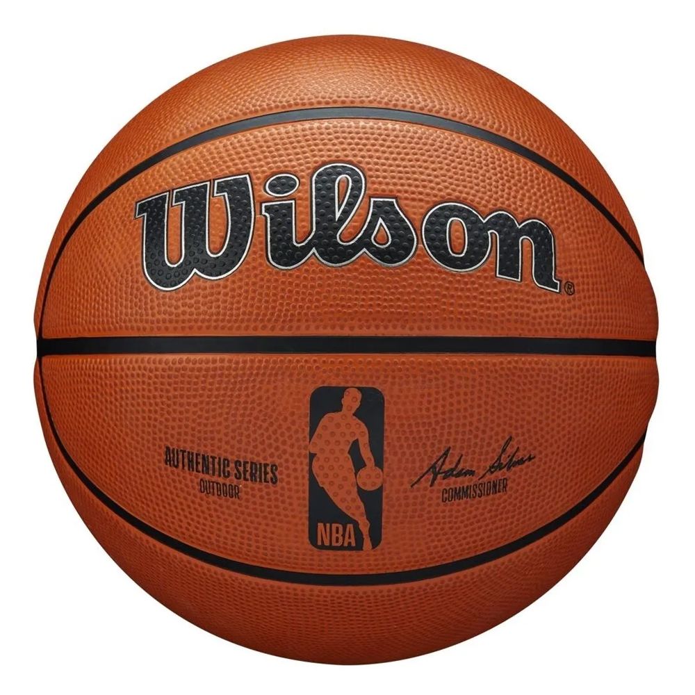 Bola de Basquete Wilson NBA Auth Series Outdoor 6 - FIRST DOWN - Produtos  Futebol Americano NFL