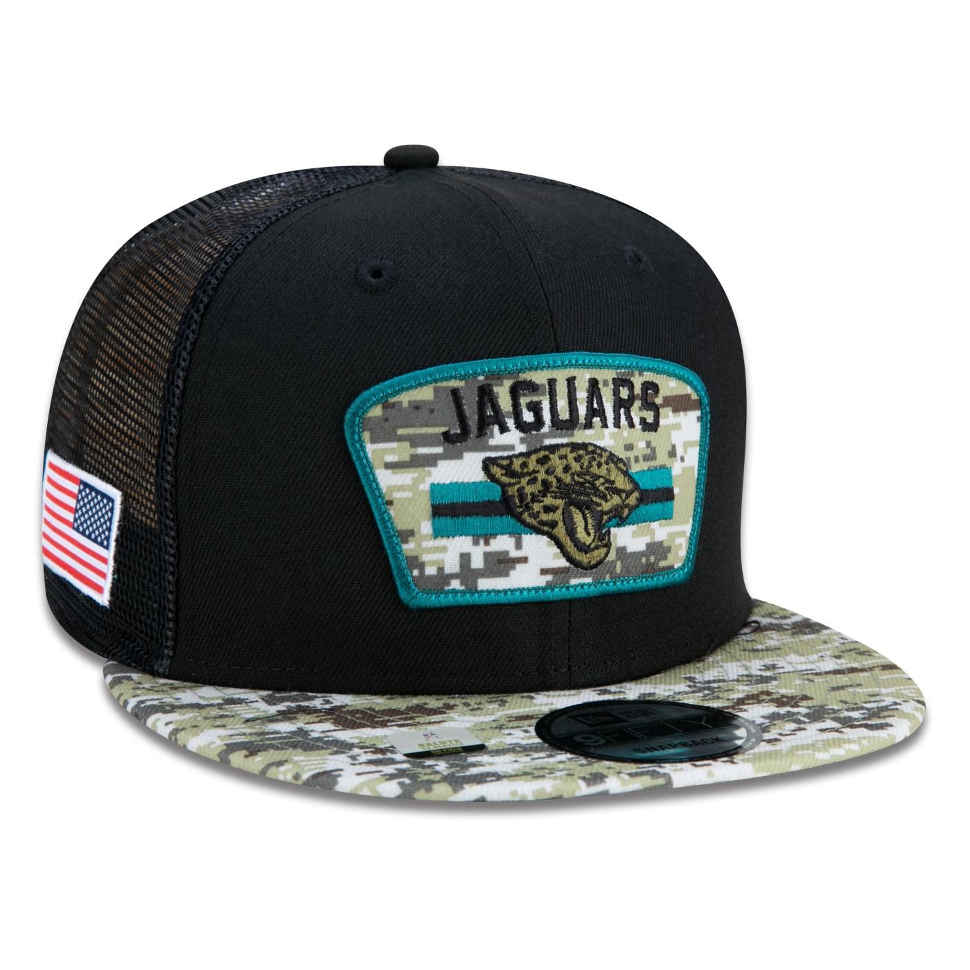 Boné New Era Jacksonville Jaguars 950 NFL 21 Salute Service - FIRST ...