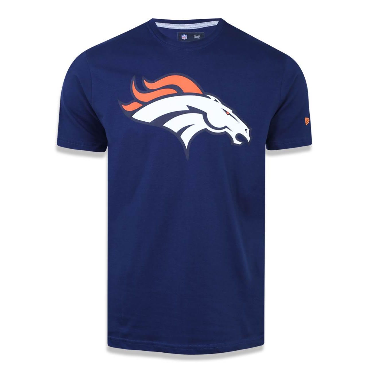 Camiseta Denver Broncos Basic Azul NFL - New Era - FIRST DOWN - Produtos  Futebol Americano NFL
