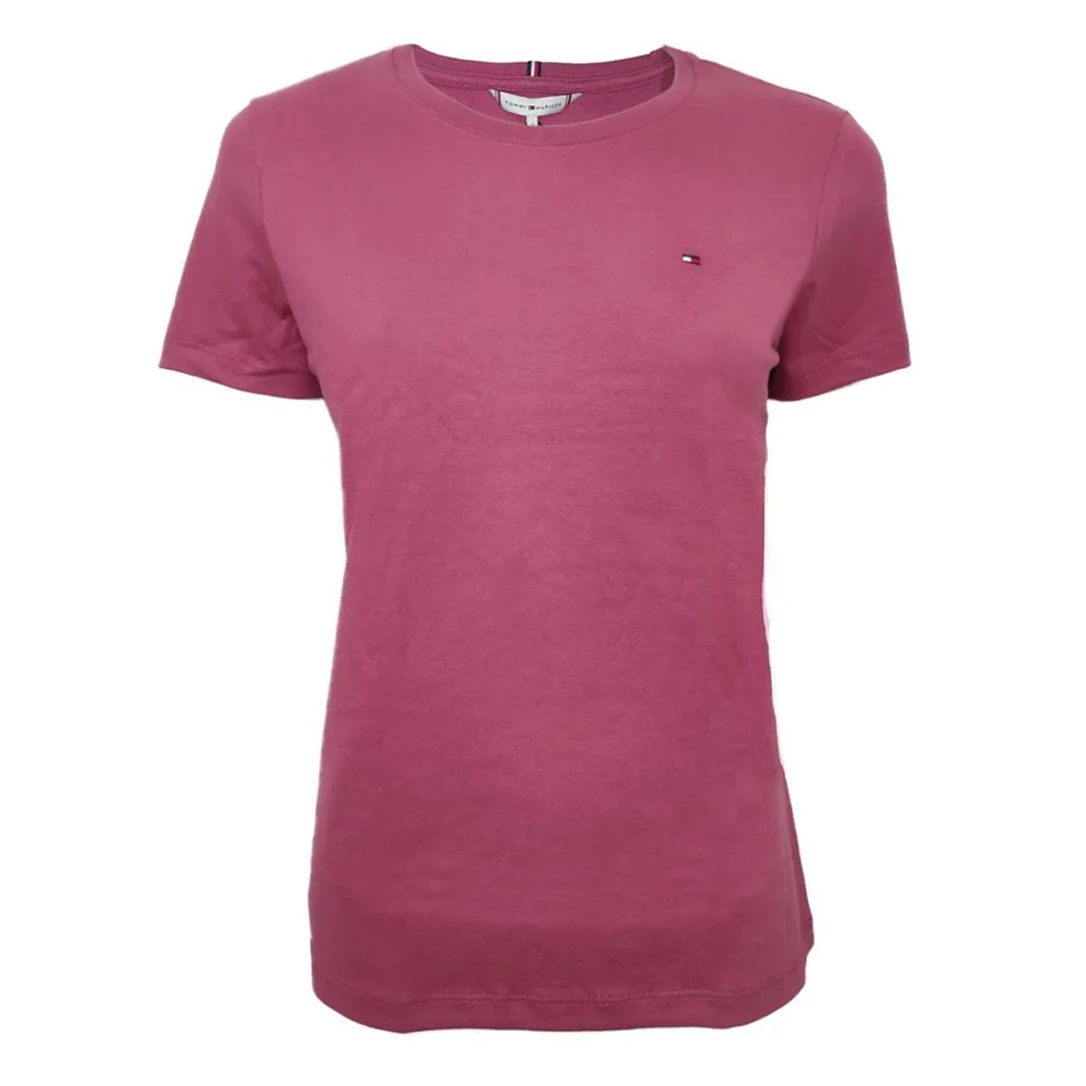 Camiseta Feminina Tommy Hilfiger - THWW0WW32900 Rosa - Camisetas e Polos -  Feminino