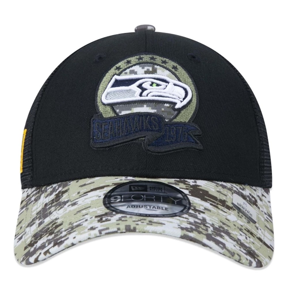 Boné New Era Seattle Seahawks 940 Salute To Service - FIRST DOWN ...