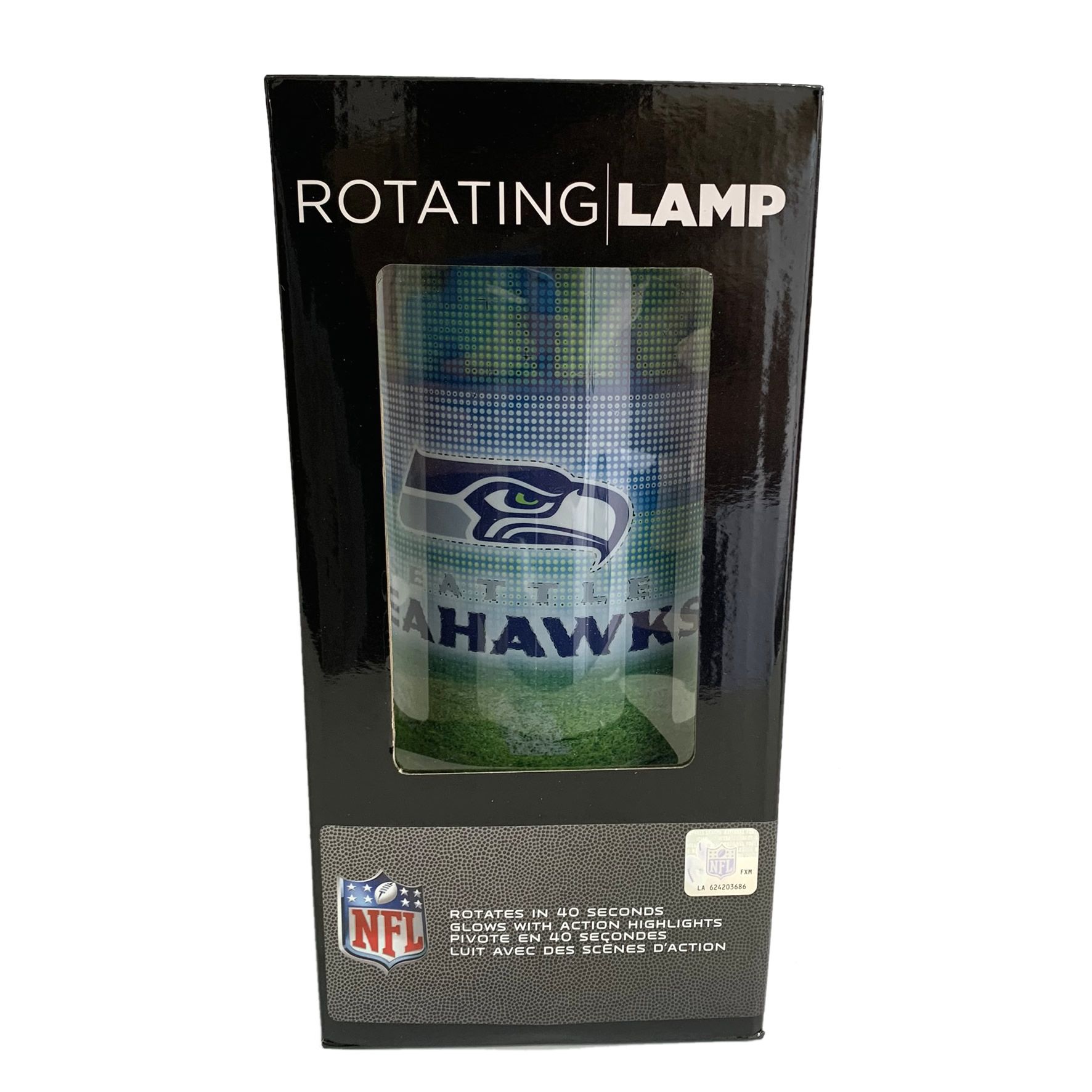 Luminária Rotativa 30cm NFL Seattle Seahawks FIRST DOWN Produtos