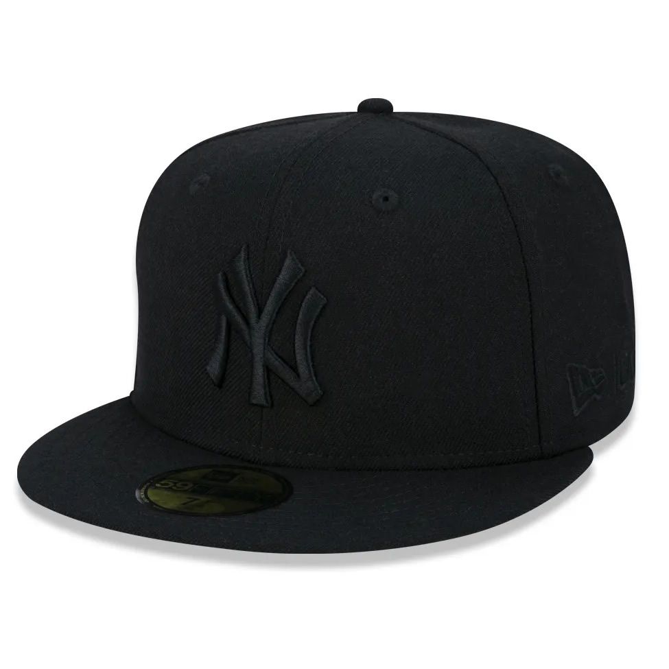 Boné New York Yankees 5950 MLB 100 All Black - New Era - FIRST DOWN -  Produtos Futebol Americano NFL