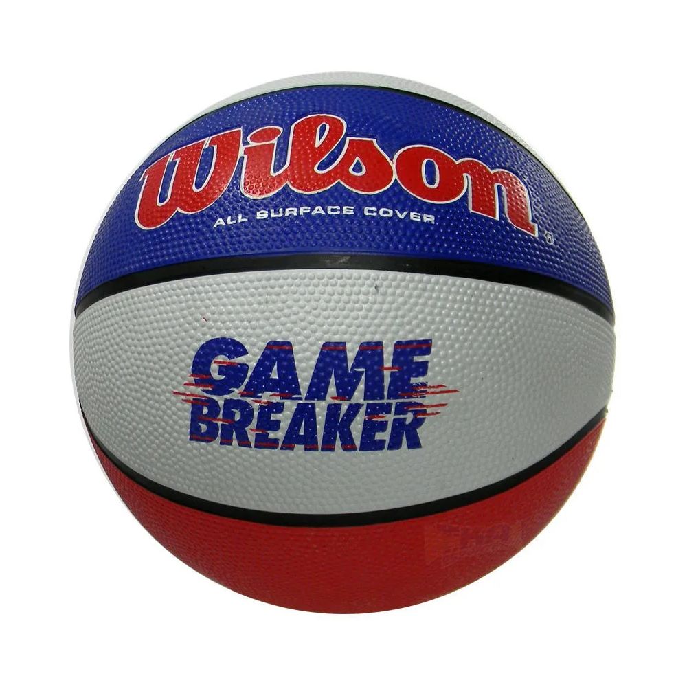 Bola de Basquete Wilson Game Breaker Azul Vermelho Branco - FIRST