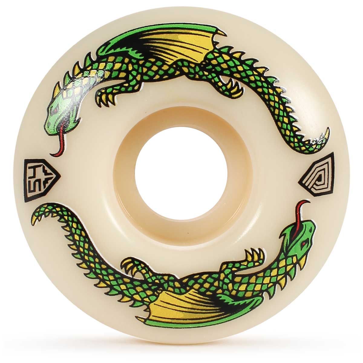 パウエルPowell Peralta Dragon Formula 54mm Rodas Powell Peralta Dragon Formula 54mm Dureza 93a White