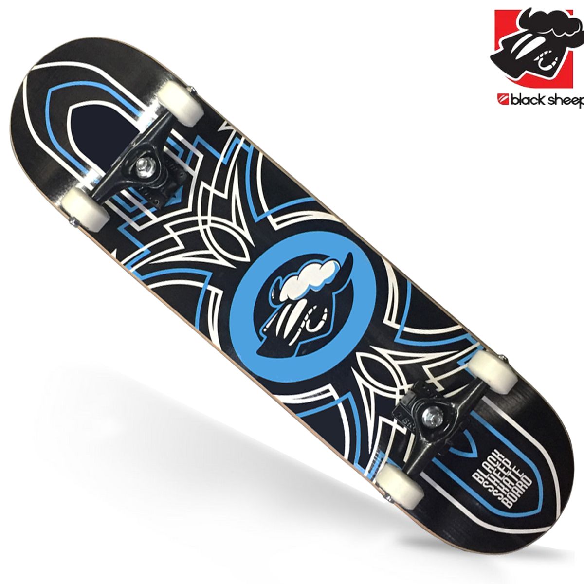 Skate Montado Black Sheep Profissional Mira Azul - Virtual Skate