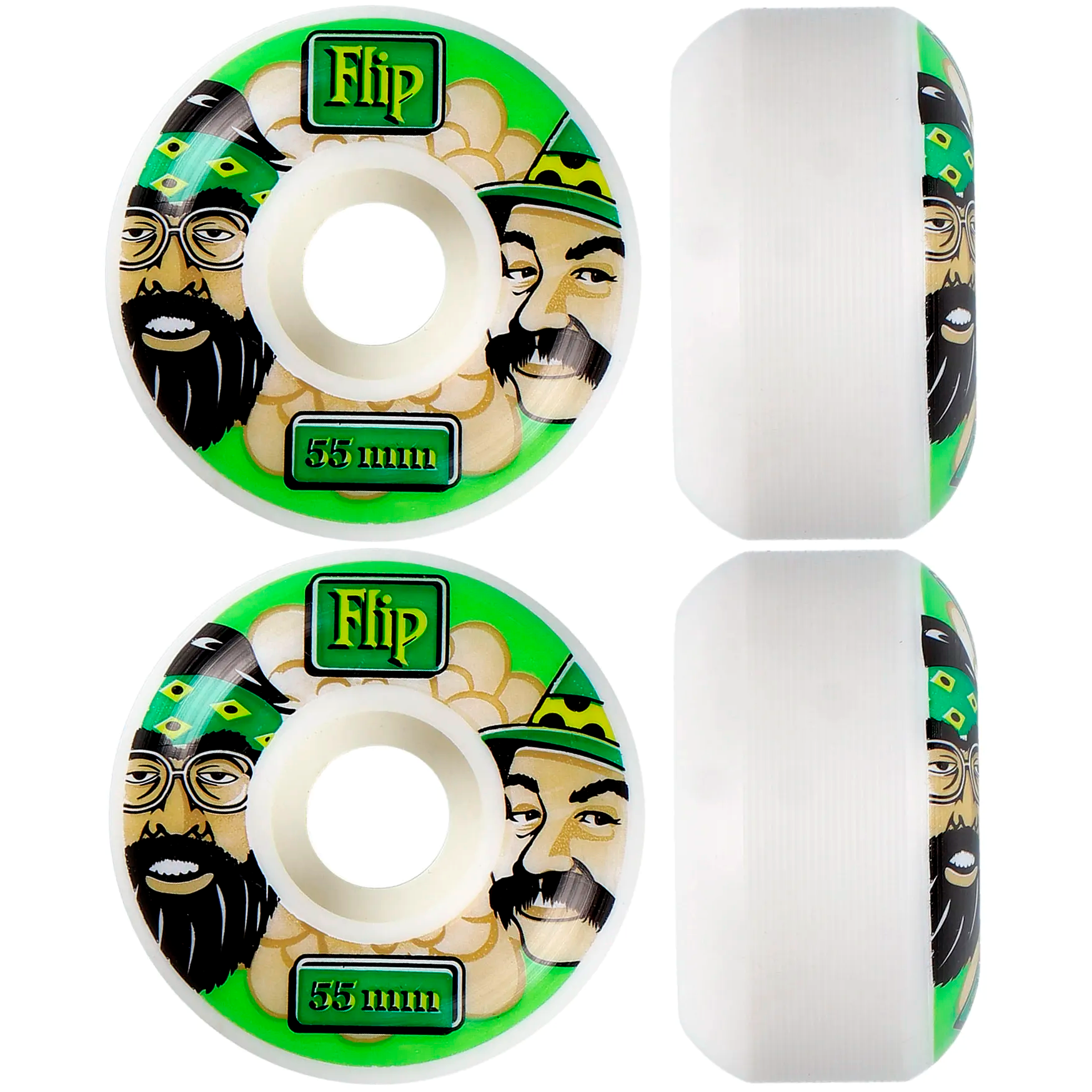 Roda Flip Cutbank Cutback Cheech&Chong 55mm 99a - Virtual Skate