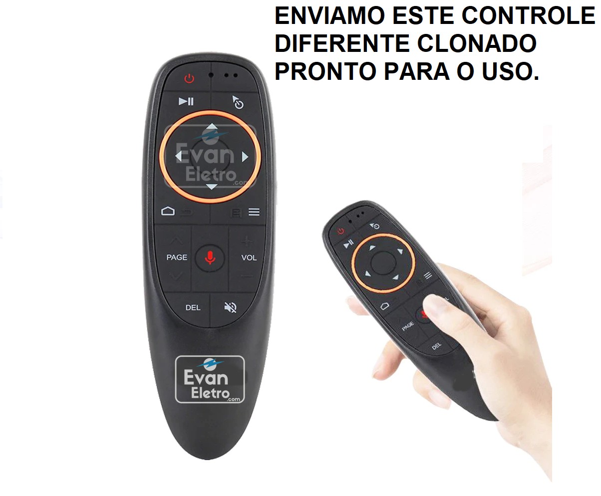 Controle Remoto Air Mouse Para Receptor In Xplus Stick V Evaneletro Com Distribuidor E