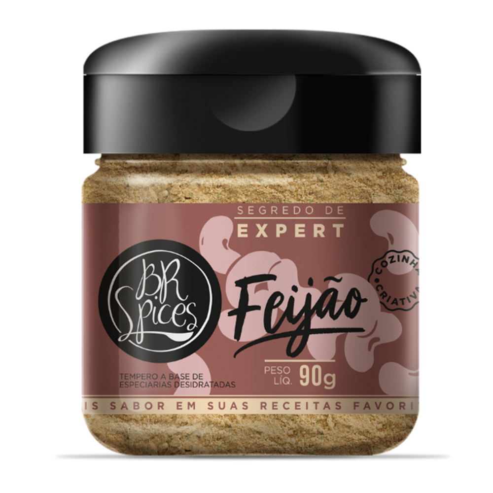 Tempero Segredo De Expert Feijão BR Spices Pote 90G - BR Spices