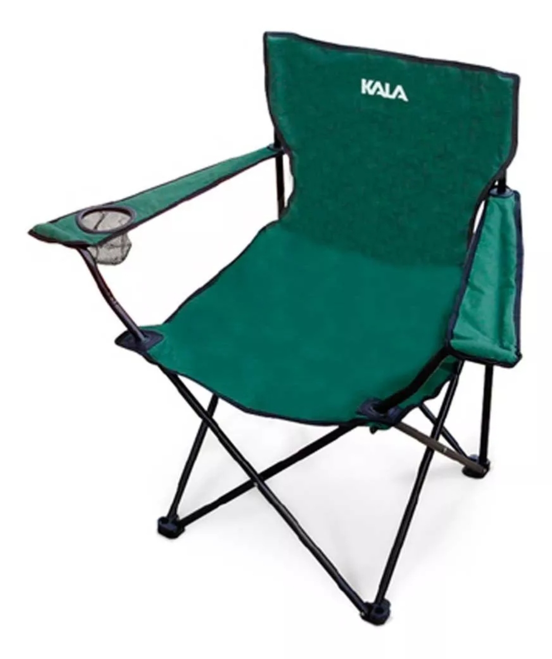 Cadeira Dobrável Camping Pesca Praia Com Braço Kala E Bolsa - jpx eletronic