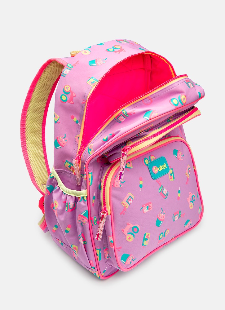 Mochila sem Rodinha Unicornio Kawai Lilas Lavanda Puket 2024 - Maria ...