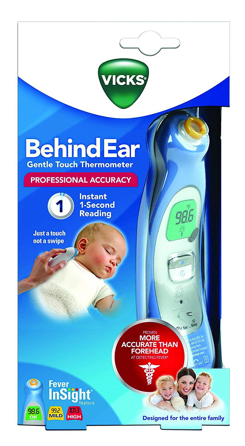 Termômetro Digital Vicks Behind Ear Maria Pirulita Nacionais e Importados