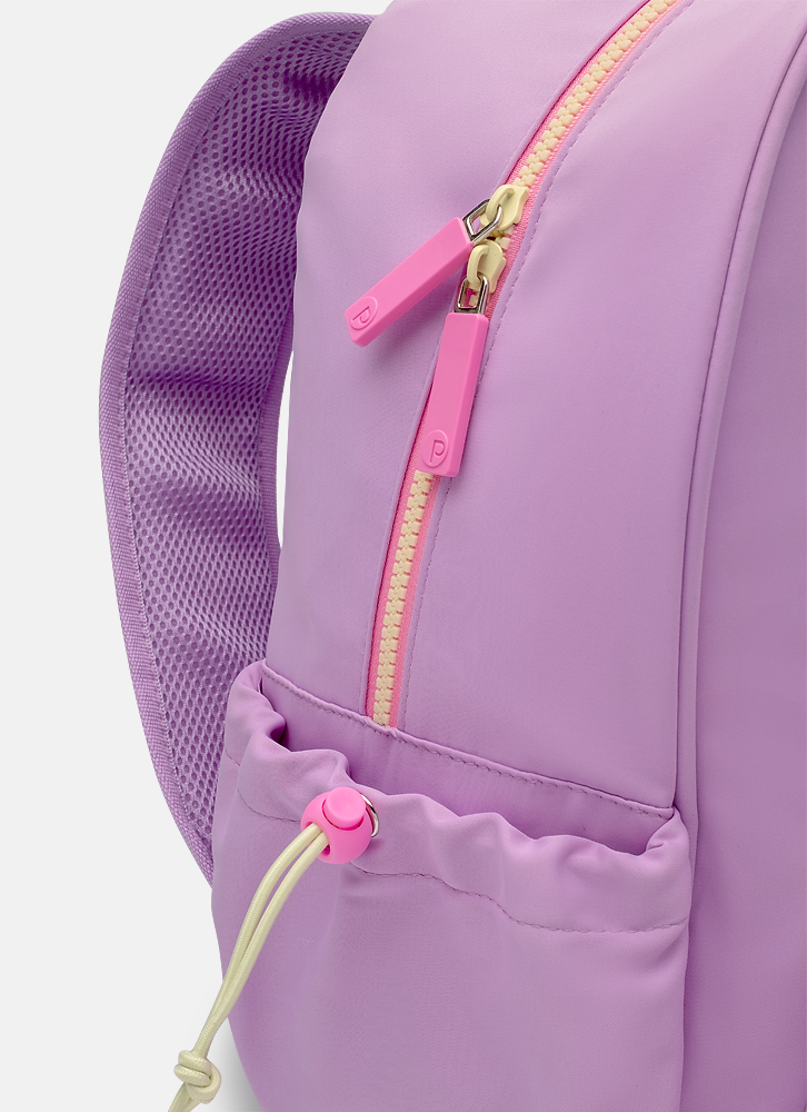 MOCHILA SEM RODINHA LILÁS LAVANDA PUKET - Maria Pirulita Moda Infantil