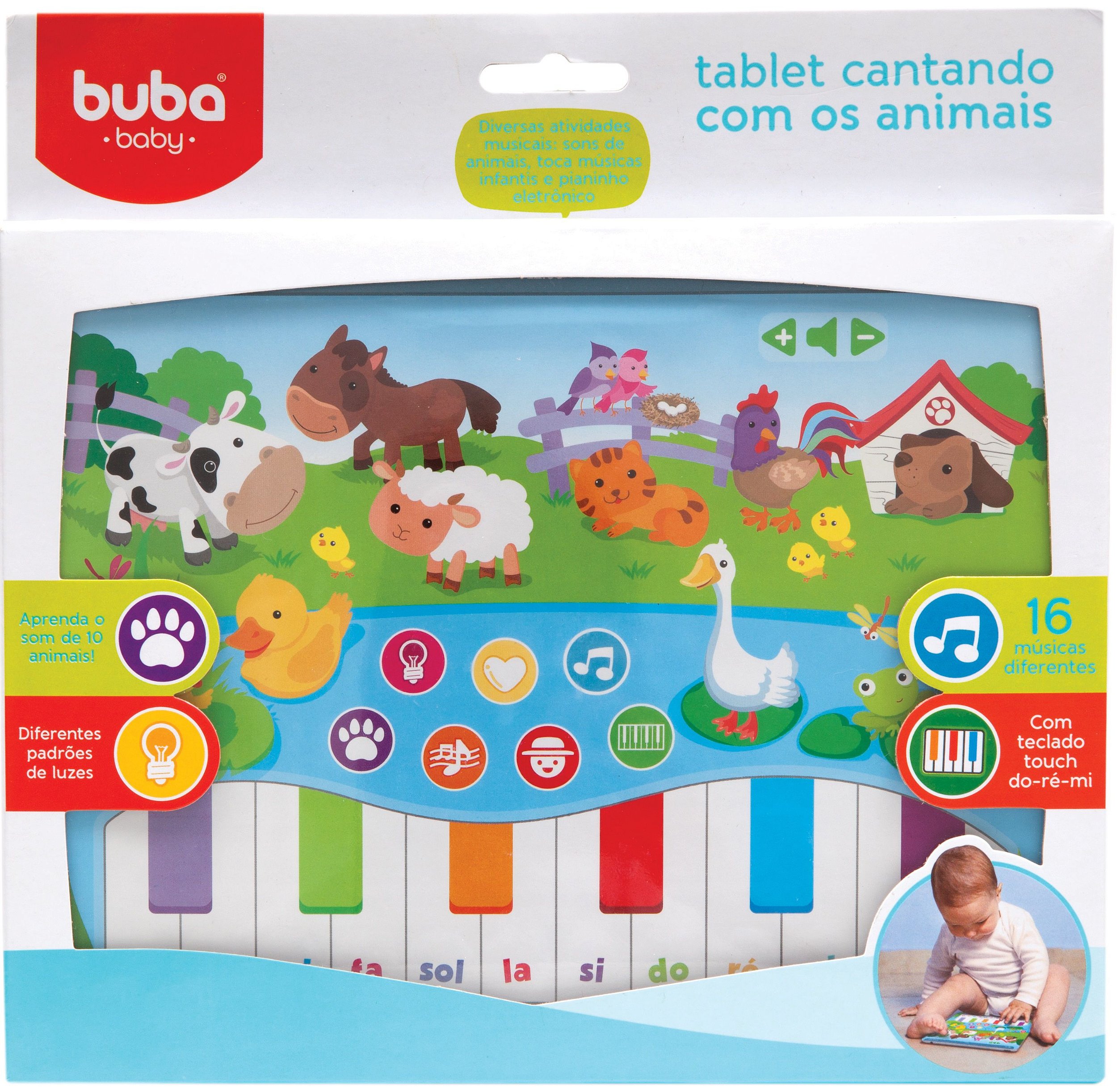 Tablet Teclado Touch Cantando com os Animais - Buba