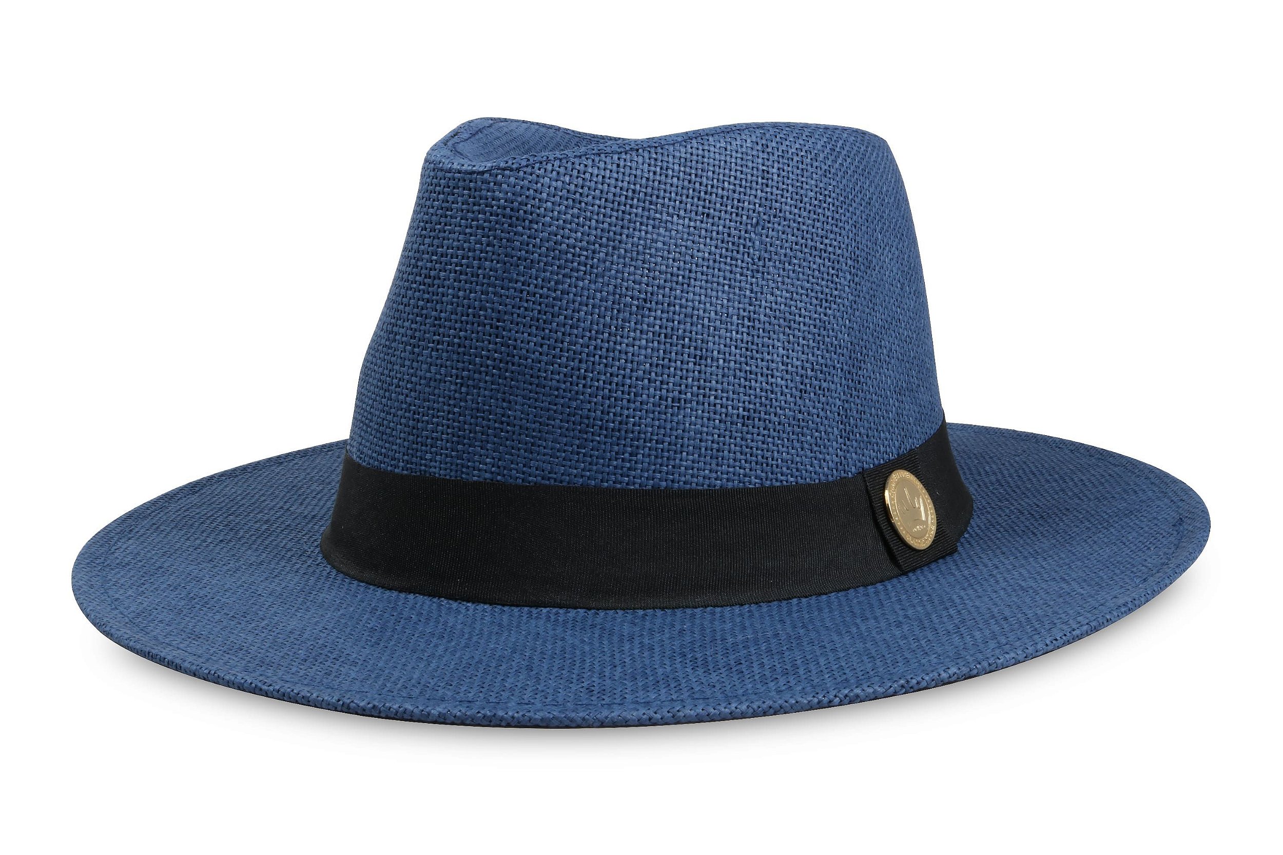 Chapéu Panamá Palha Shantung Azul | Chapéu Premium - Chapéu Premium | Top  Hats!