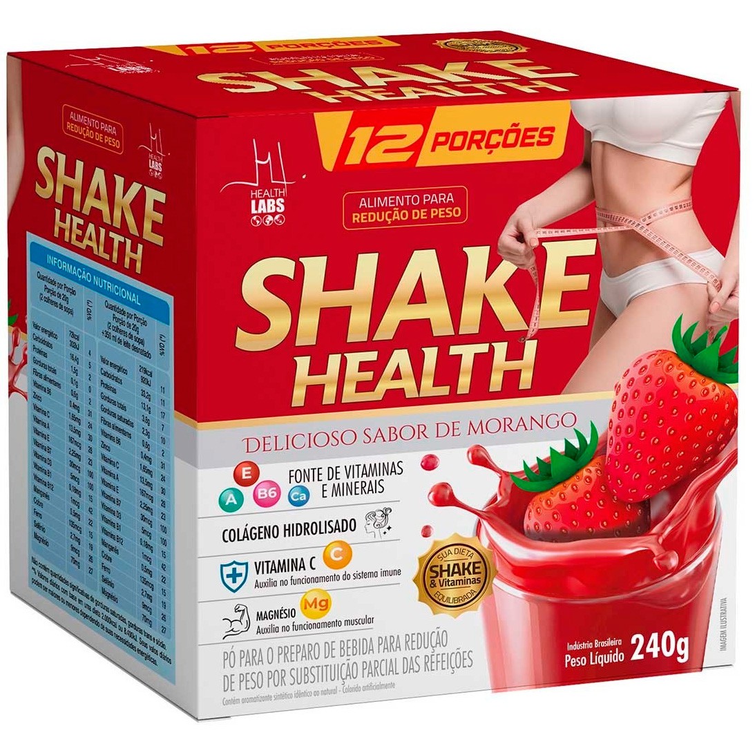 Shake Health (Substituto de Refeições) - 240g - Health Labs - FITFIELD