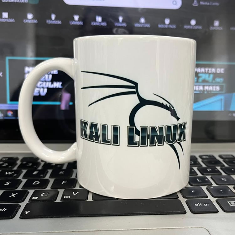Caneca Kali Linux - Caneca do Dev - Canecas e produtos de programação