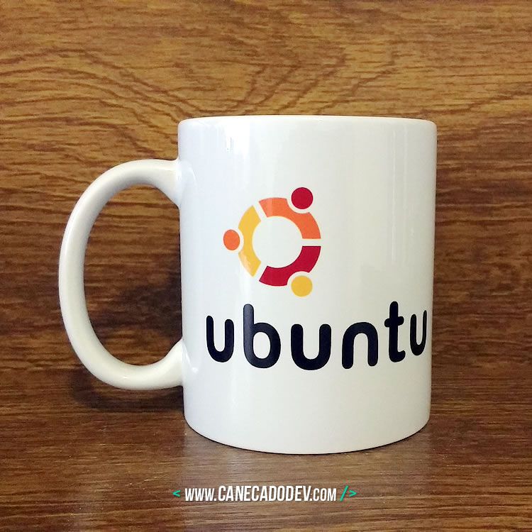 Caneca Ubuntu Linux - Caneca do Dev - Canecas e produtos de programação