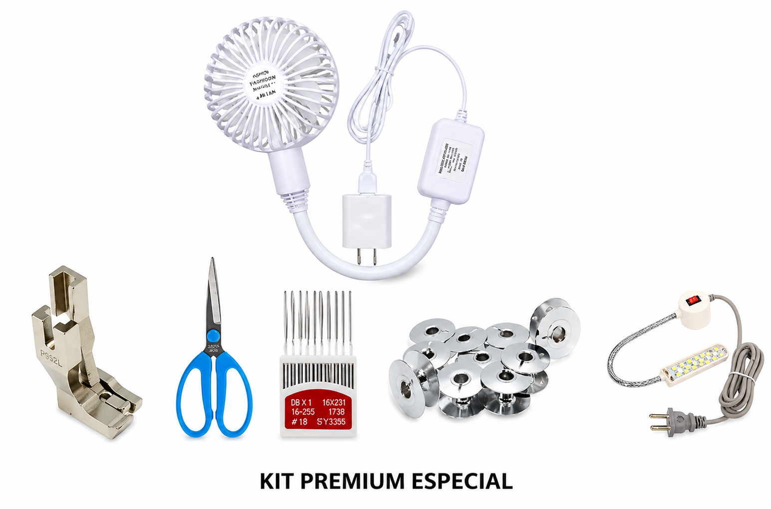 Lanmax LM-0318D 220V Transporte Duplo Kit Premium - Costura