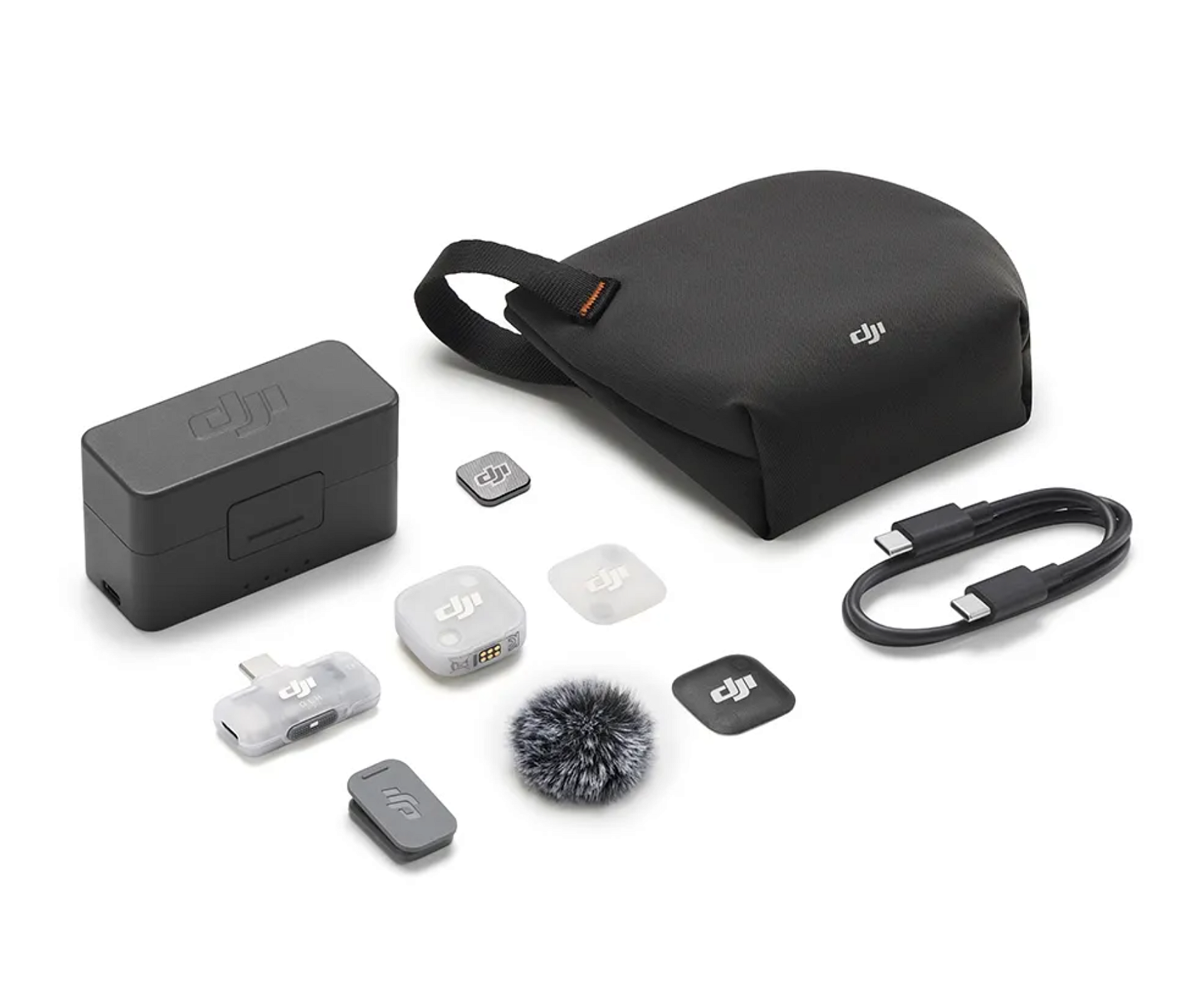 Microfone DJI Mic Mini 2 (1 TX + 1 RX USB-C + 1 Case de