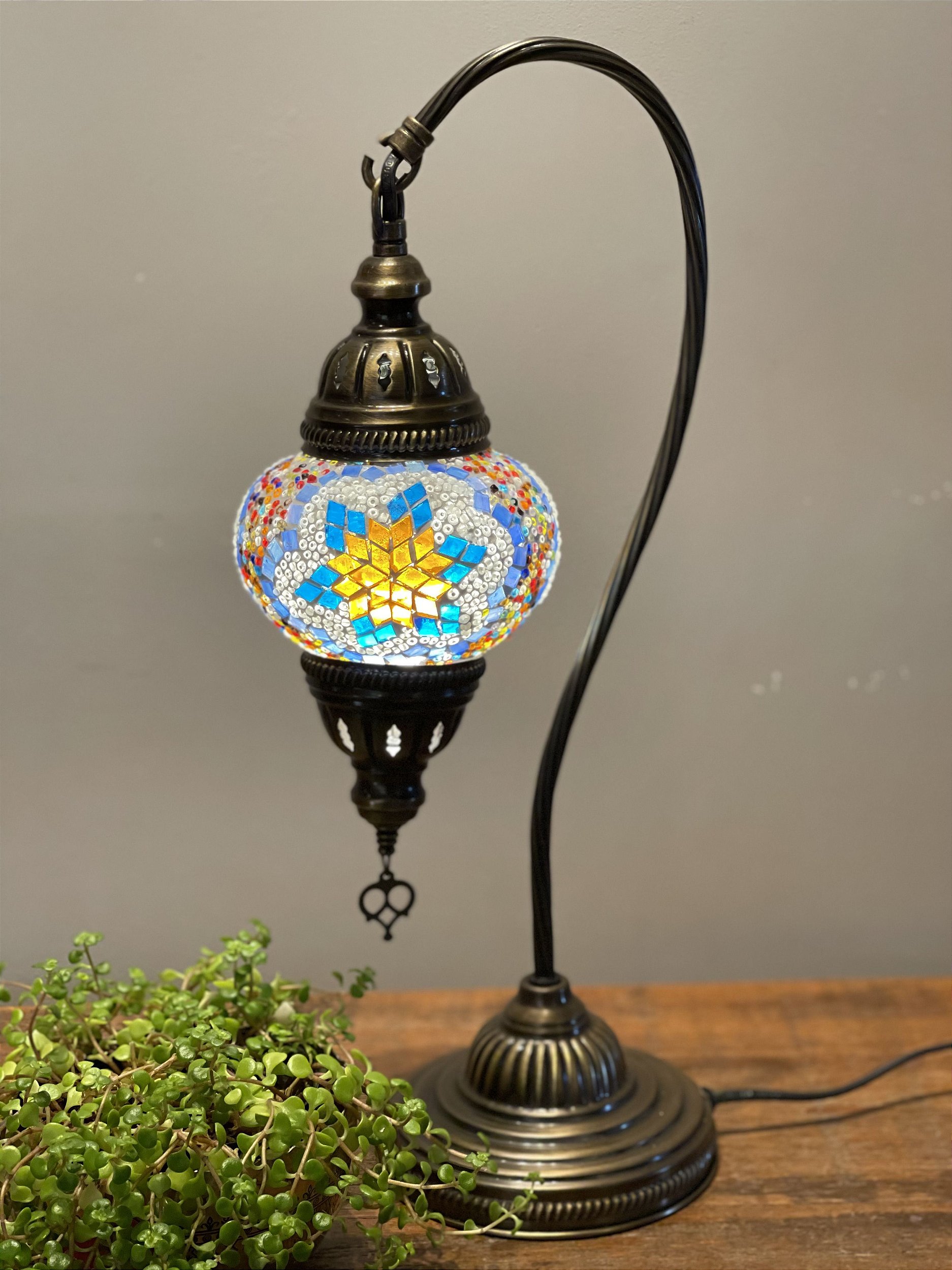 Luminária Turca - Abajur - Pendente M - Colorida - Estrela - Marrocos For  You | Decoração e Vestuário - Étnico