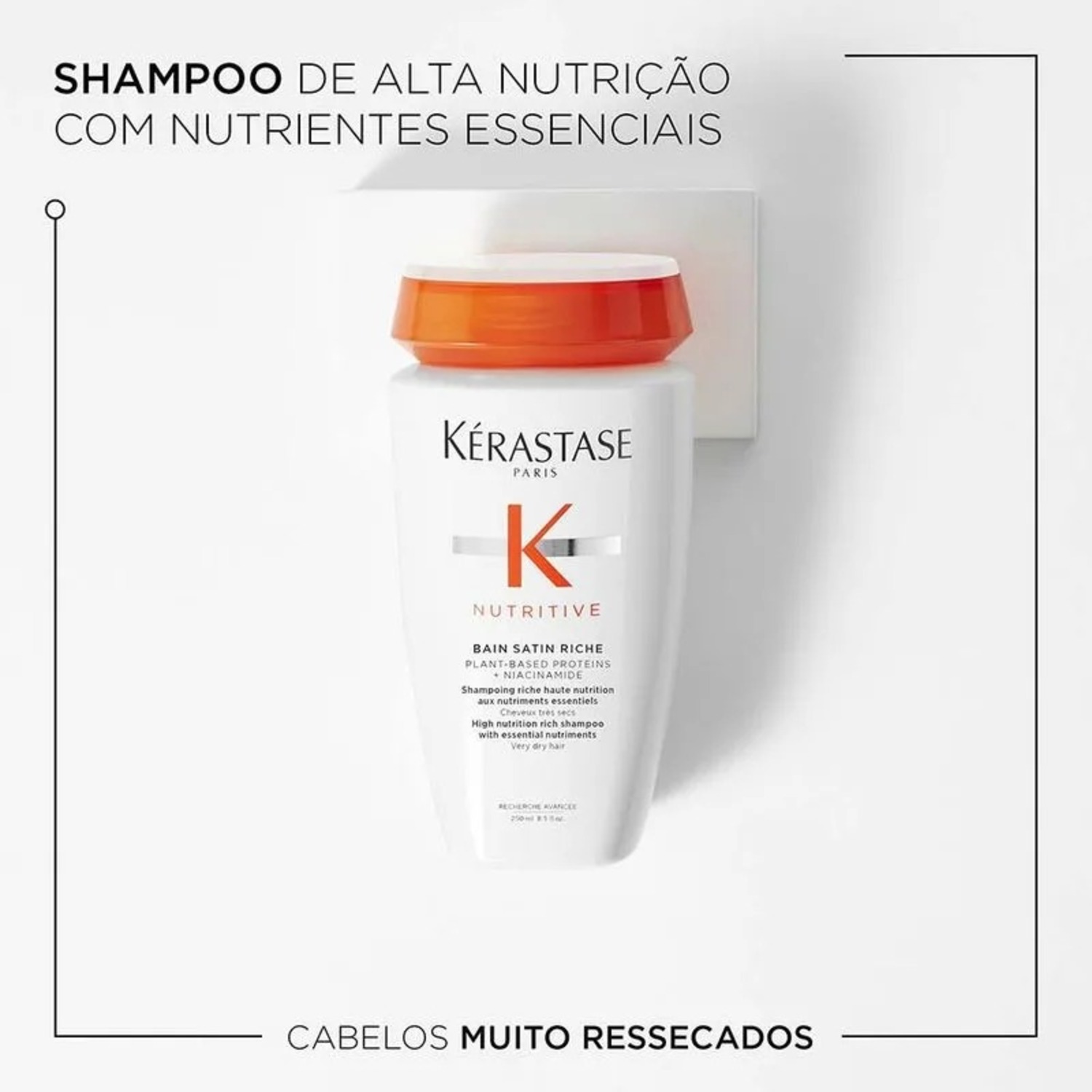 4個セット！Kérastase Bain Satin 250ml Kérastase Nutritive Bain Satin Riche Shampoo 250ml - Cosméticos LC