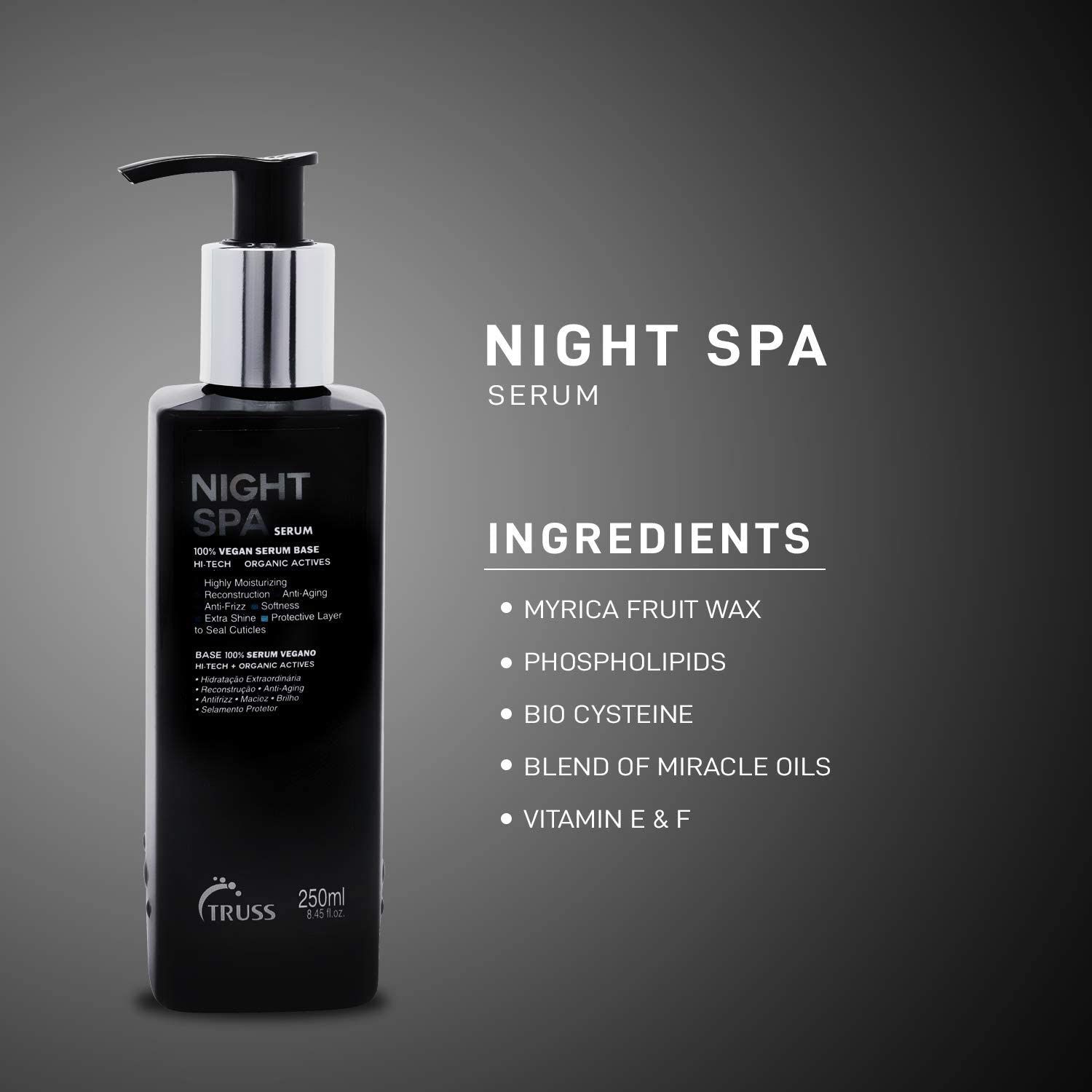 Truss Night Spa - Sérum de Tratamento Noturno 250ml - Cosméticos LC ...