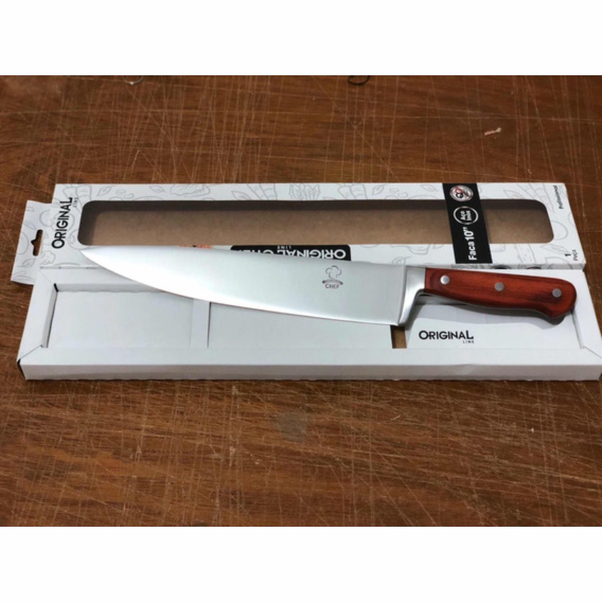 Faca Profissional Original Line Chef 10" - Máquinas, Equipamentos e ...