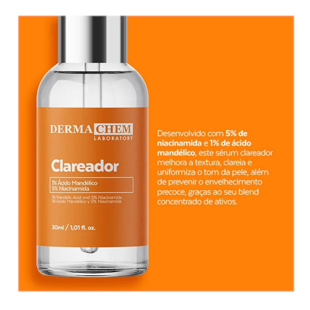 Dermachem - Serum Efeito Clareador Hipoalergenico 06720 - 12 und (Val ...