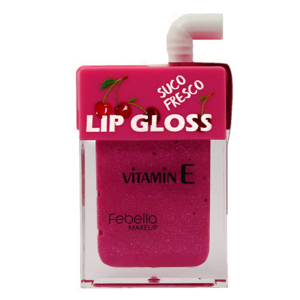 Lip Gloss Em Atacado Suco De Frutas Febella Revenda Box C Distribuidora Jcf Fornecedor De