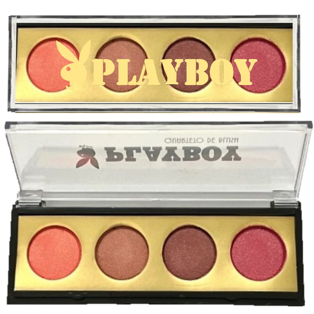 Playboy Quarteto De Blush Pb Kit C Distribuidora Jcf Fornecedor De Maquiagem Em