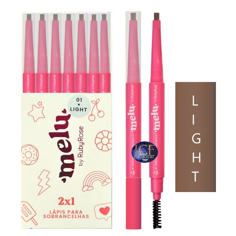 LAPIS DE SOBRANCELHAS MELU LIGHT 01