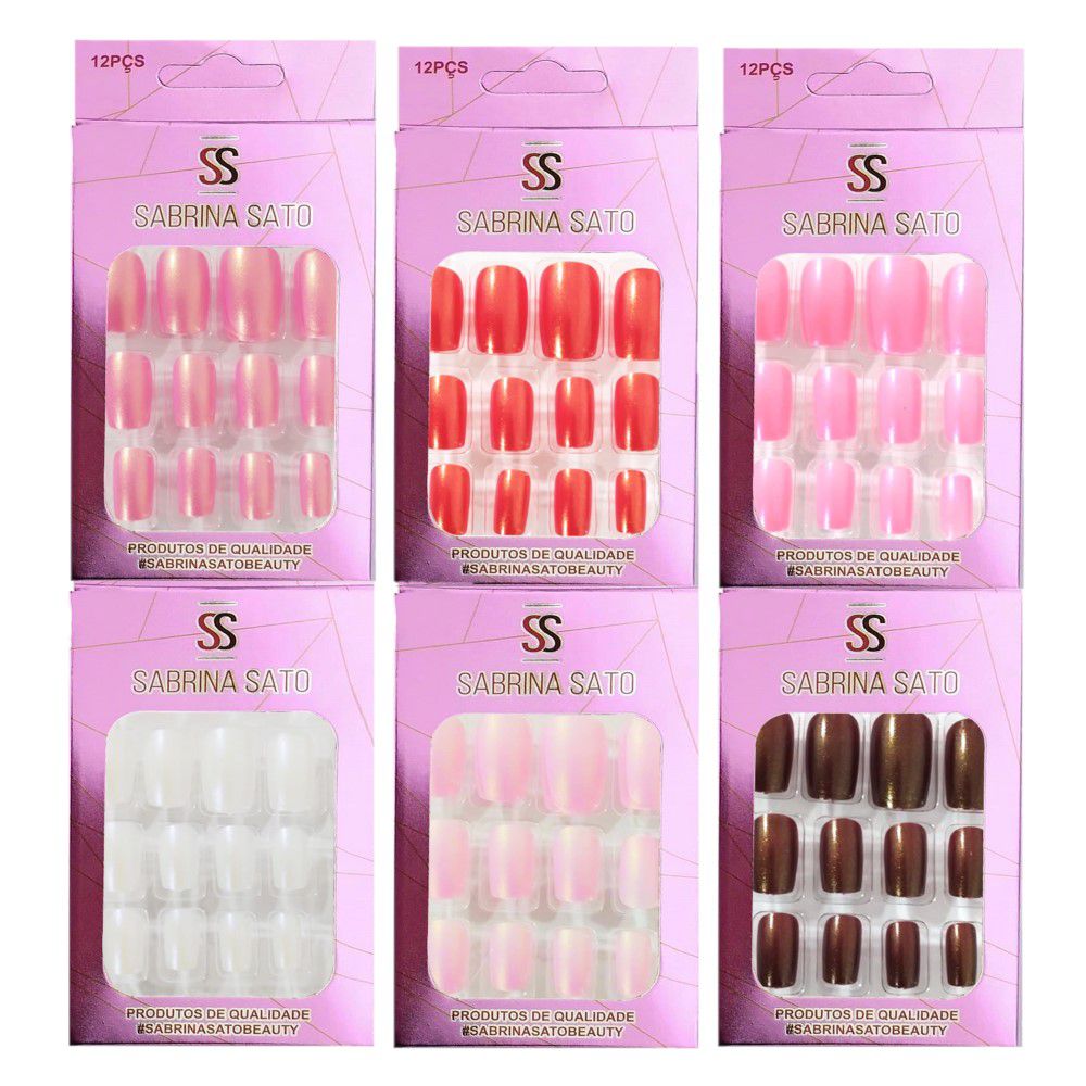 Sabrina Sato - Kit de Unhas Postiças SS2498 - 12 Kits - Distribuidora ...