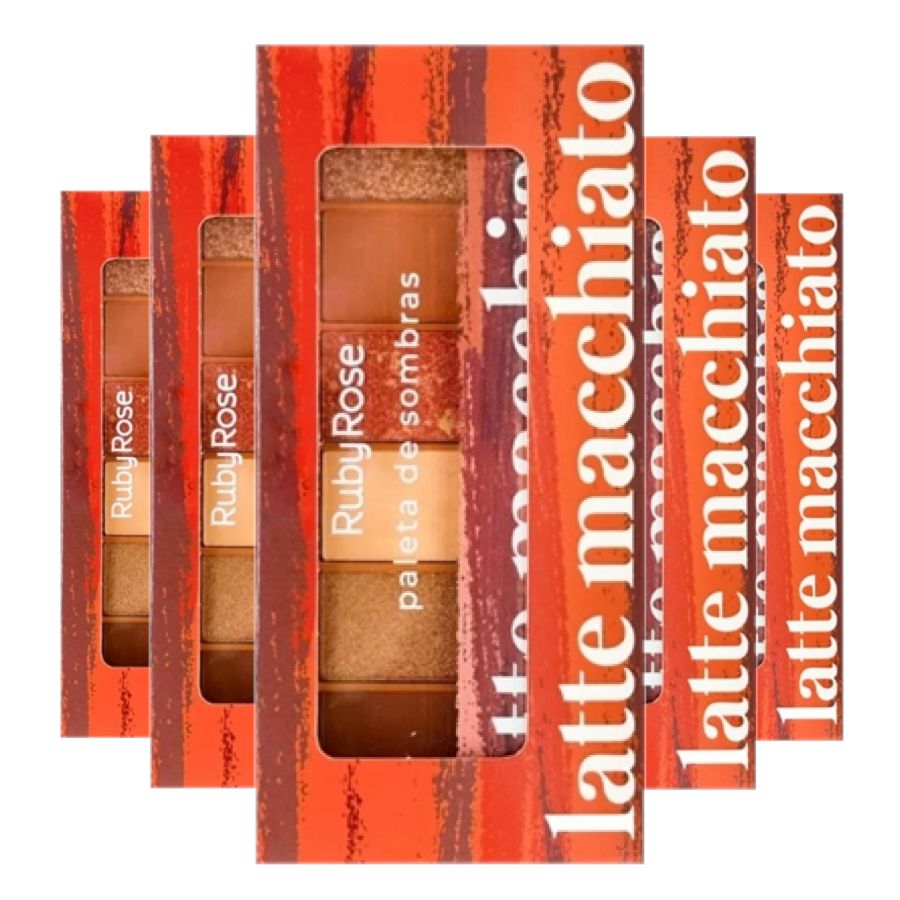 Ruby Rose Paleta de Sombra Latte Macchiato HBF531 12 Und