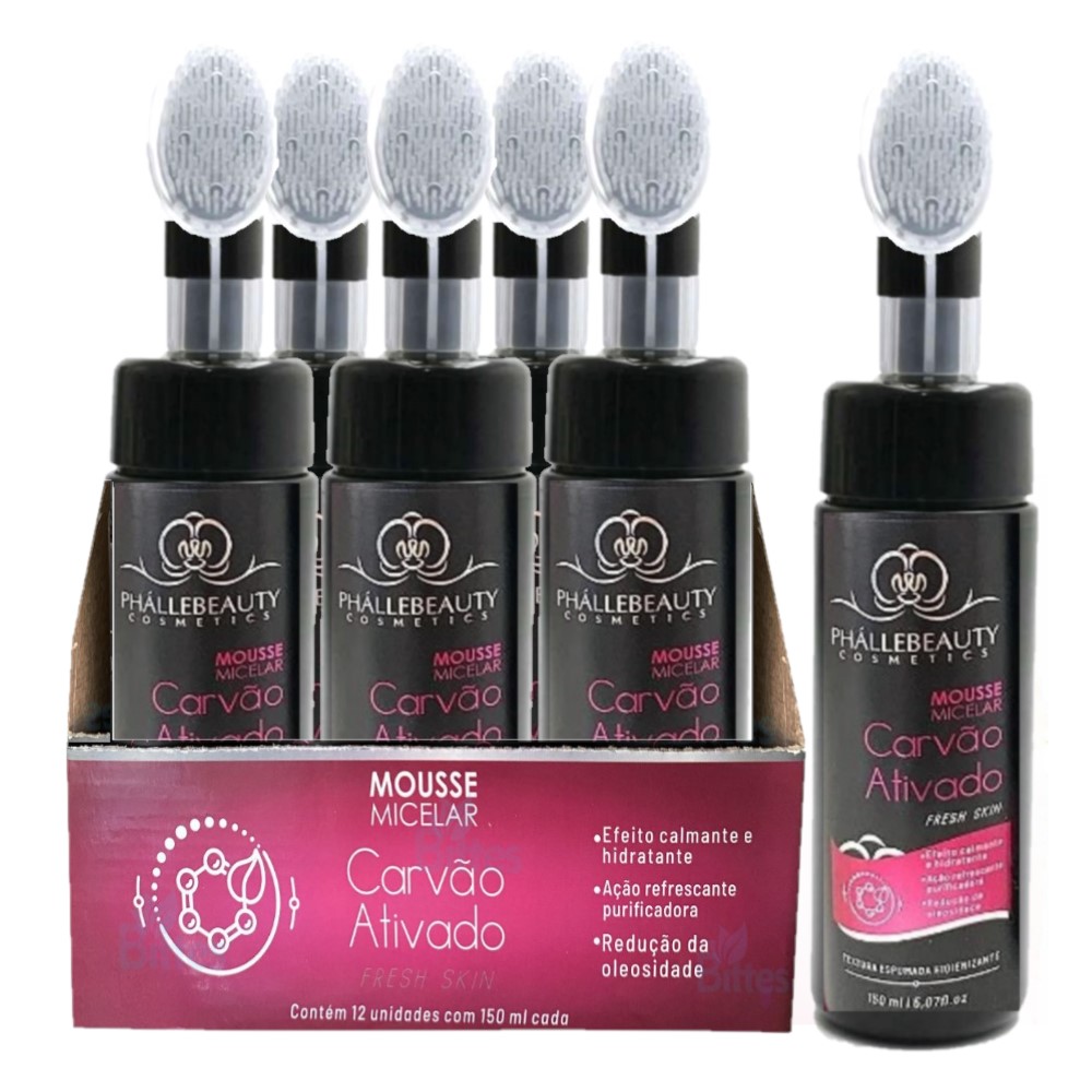MOUSSE MICELAR CARVAO ATIVADO