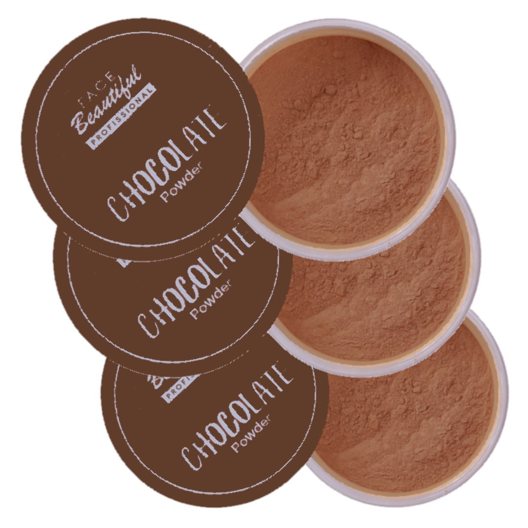 Face Beautiful - Po Facial Solto Chocolate FB227 - Distribuidora